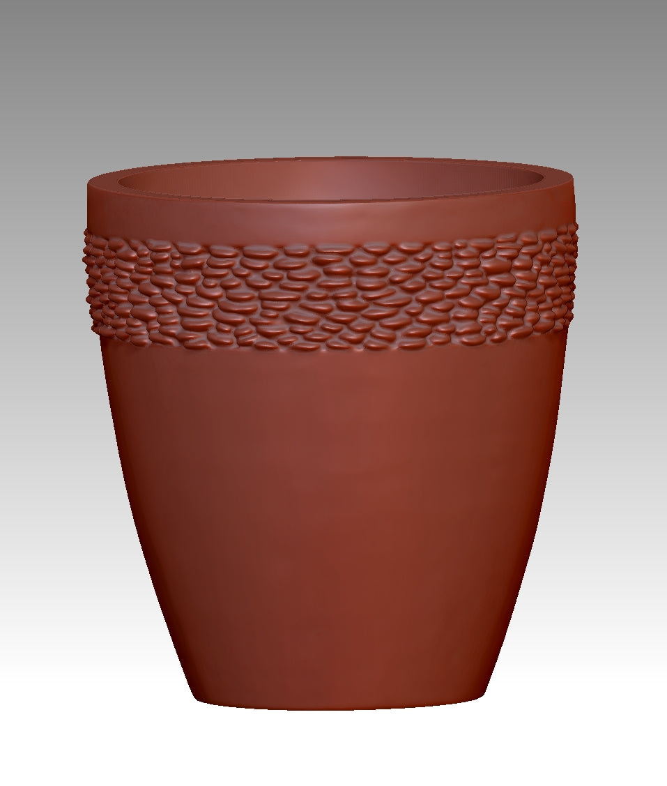 3D flower pot model