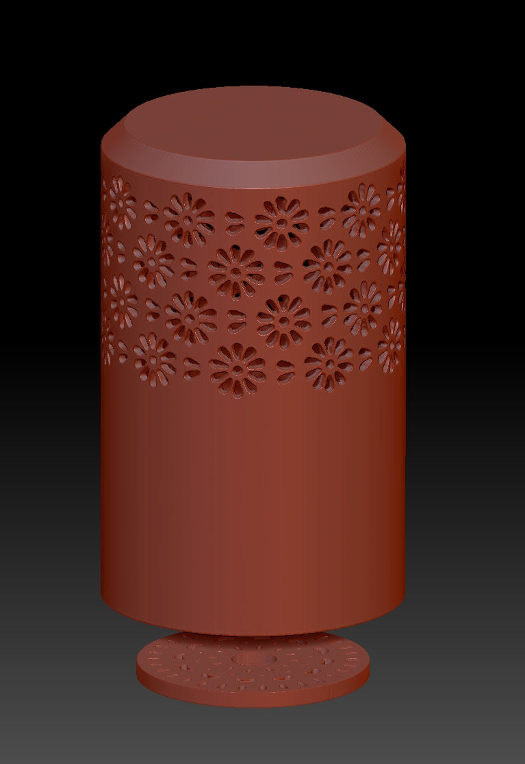 Hollow petal cylinder