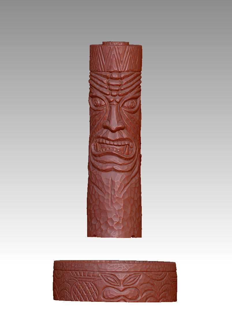 3D totem torch model