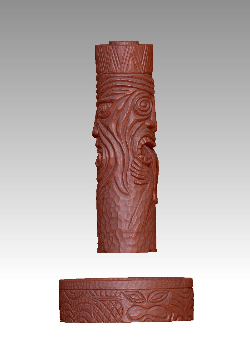 3D totem torch model