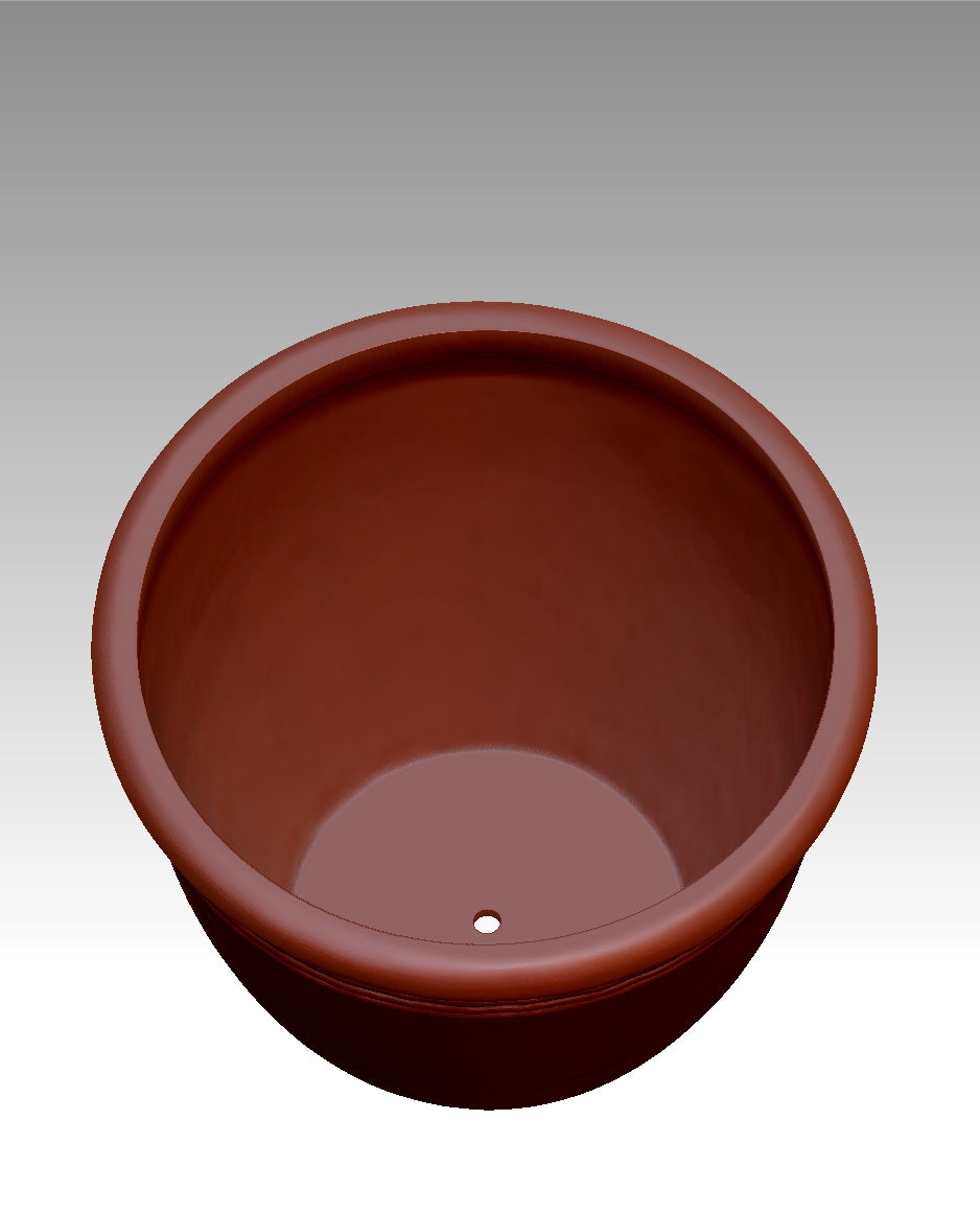 3D flower pot model