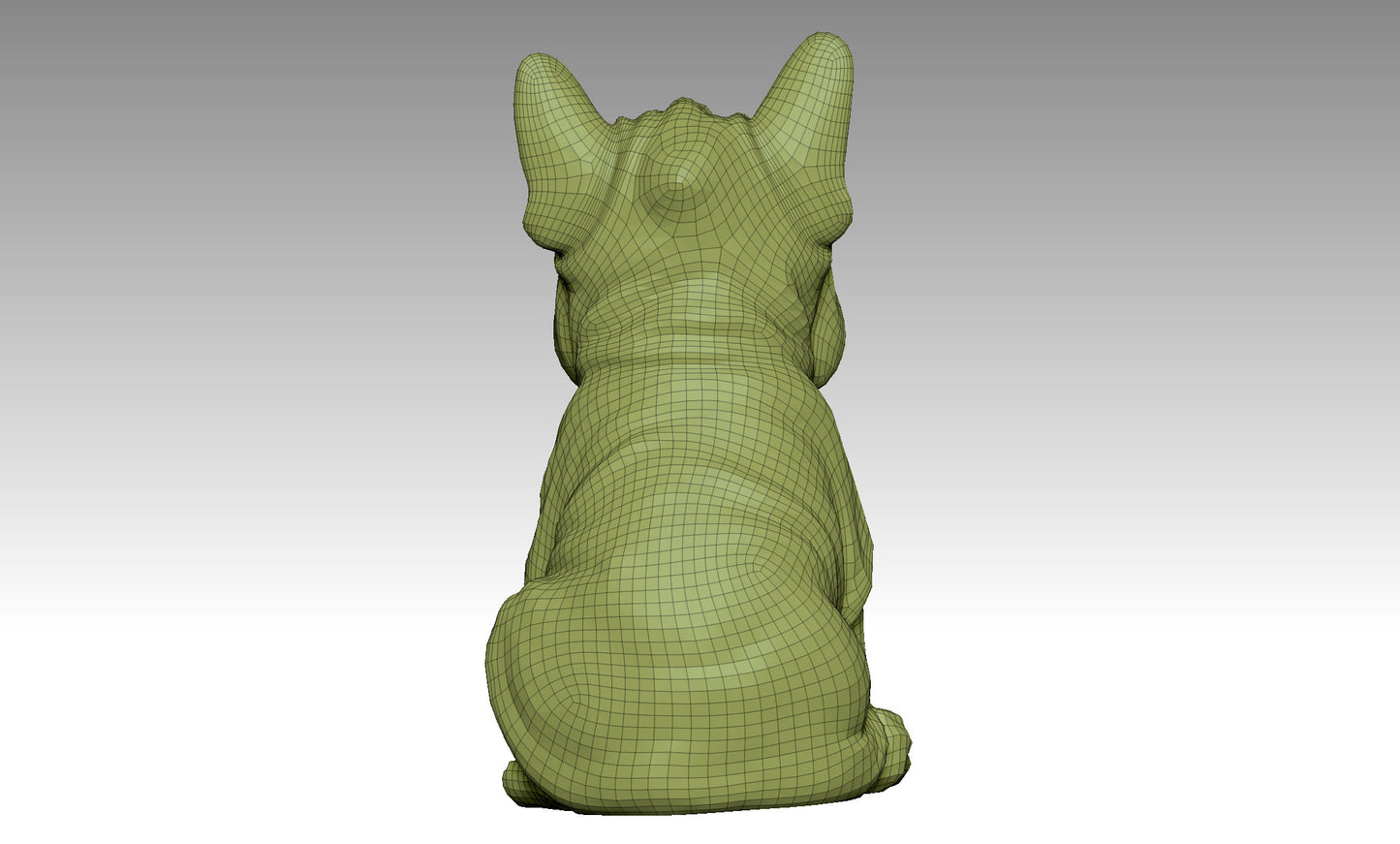 Super cool French Bulldog 3D model