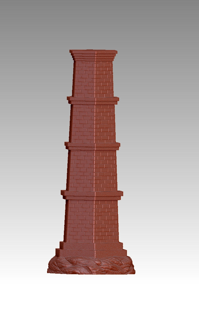 3D lighthouse model