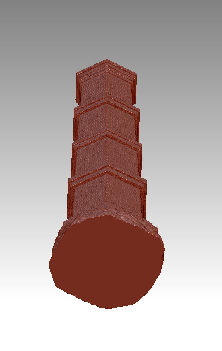 3D lighthouse model
