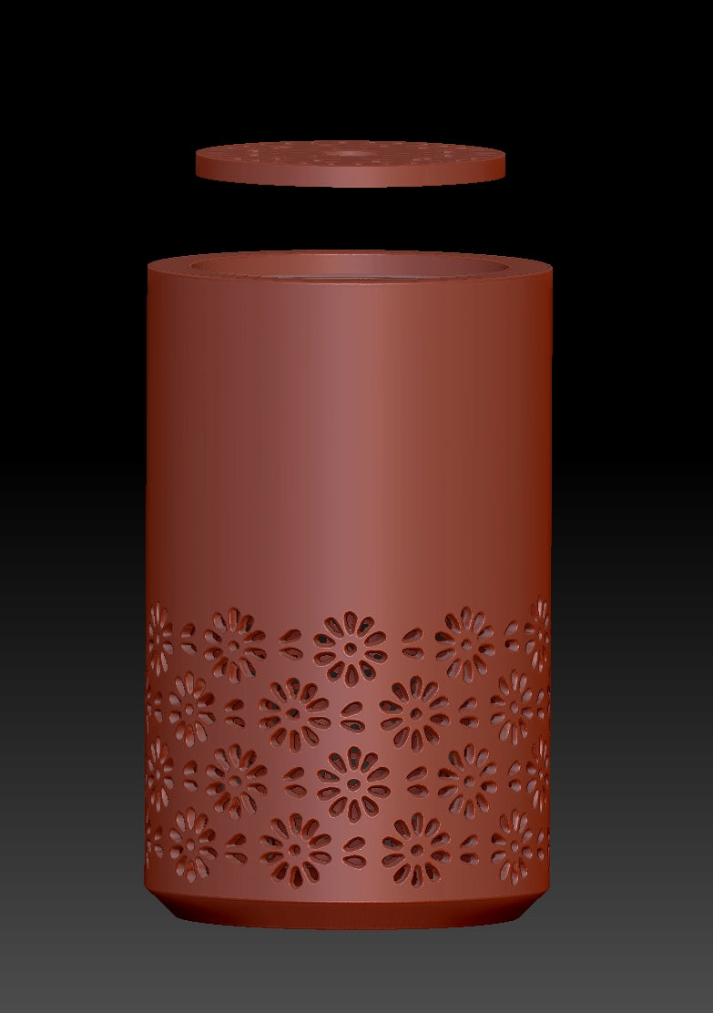 Hollow petal cylinder