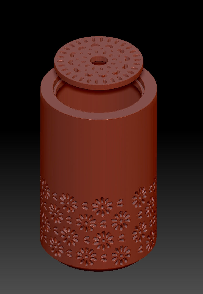Hollow petal cylinder