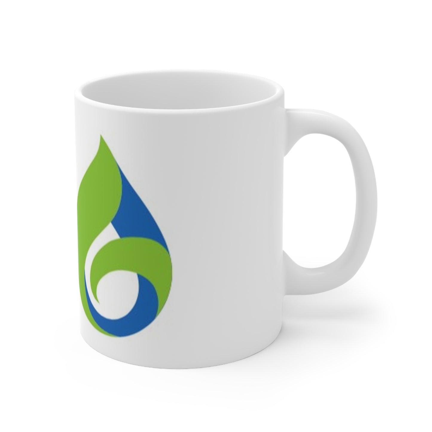 Ceramic Mug 11oz Green Earth Technologies Logo