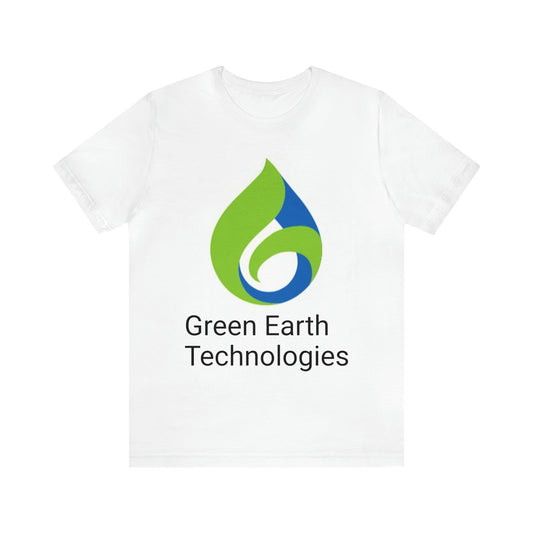 Unisex Jersey Short Sleeve Tee; Green Earth Logo