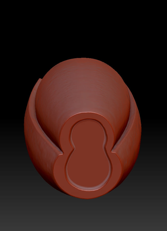 Zen-inspired flowing water ceramic pot