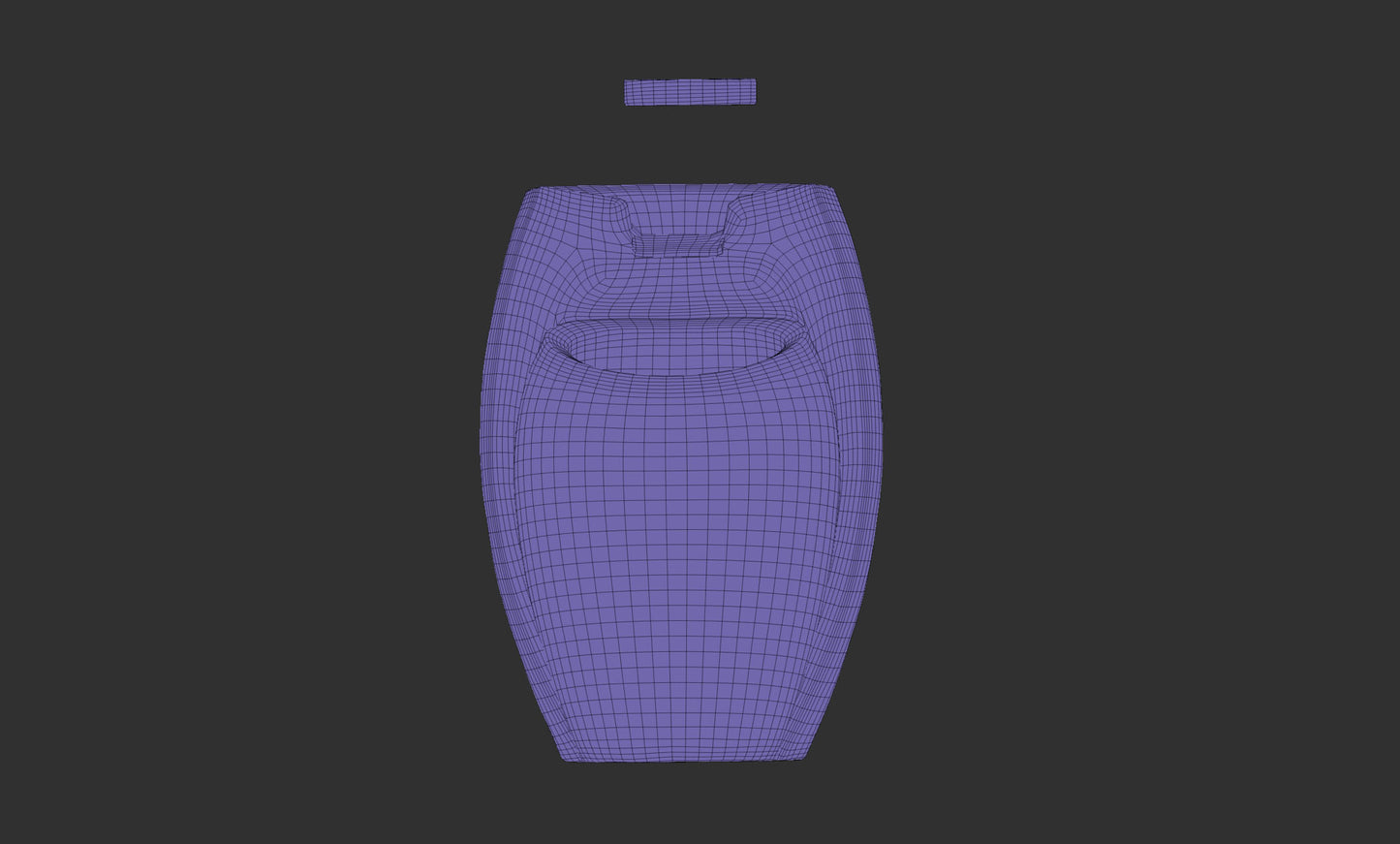 Zen-inspired flowing water ceramic pot