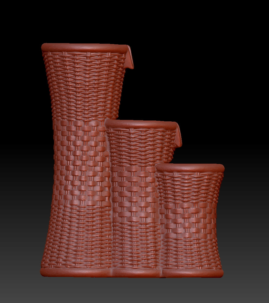 woven texture water feature