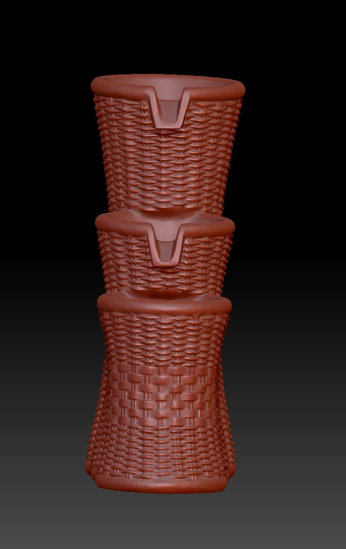 woven texture water feature