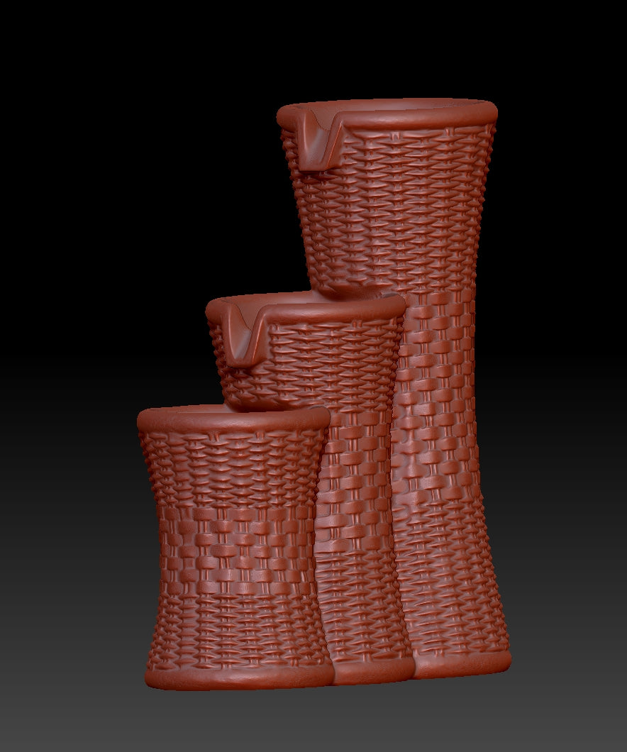 woven texture water feature