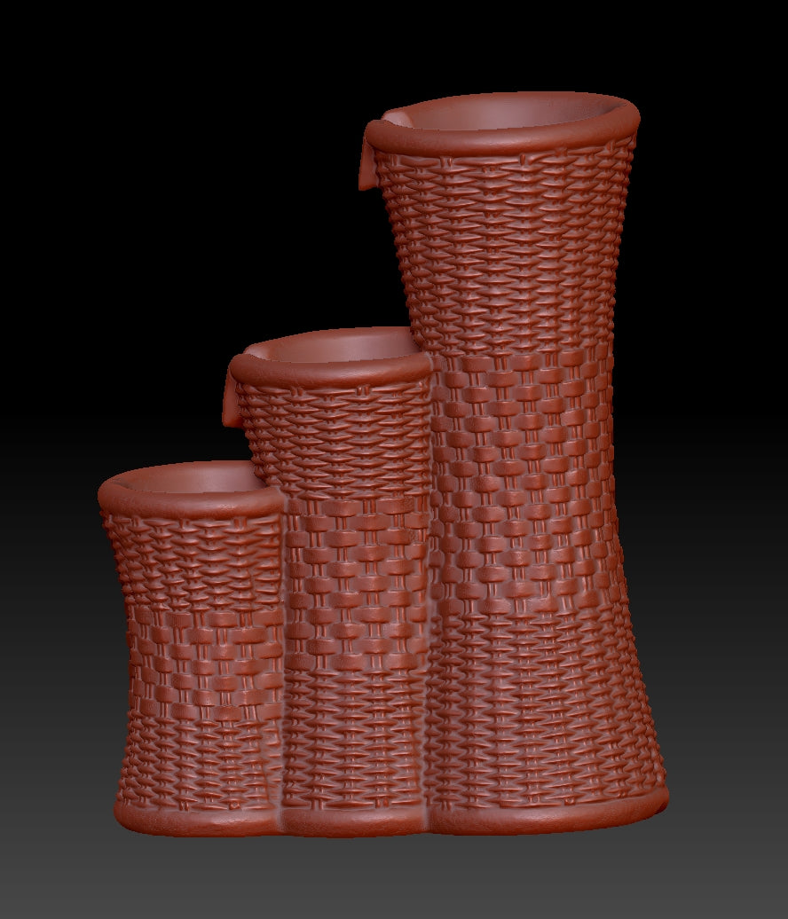 woven texture water feature