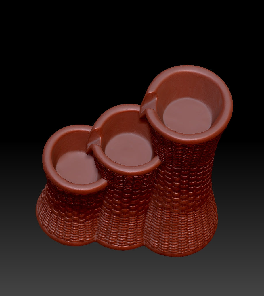 woven texture water feature