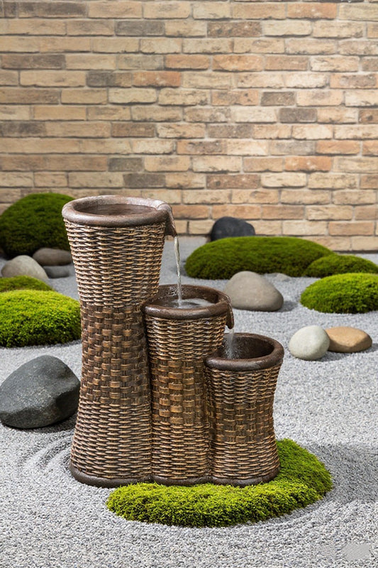 woven texture water feature