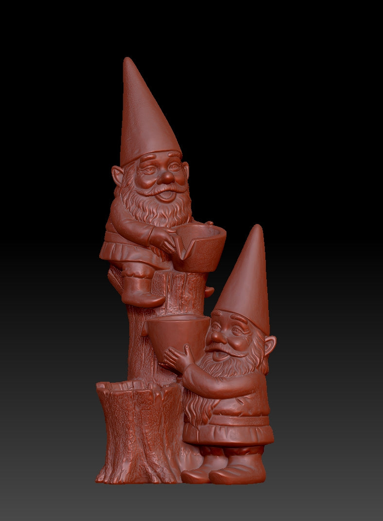 Garden stream fairy landscaping