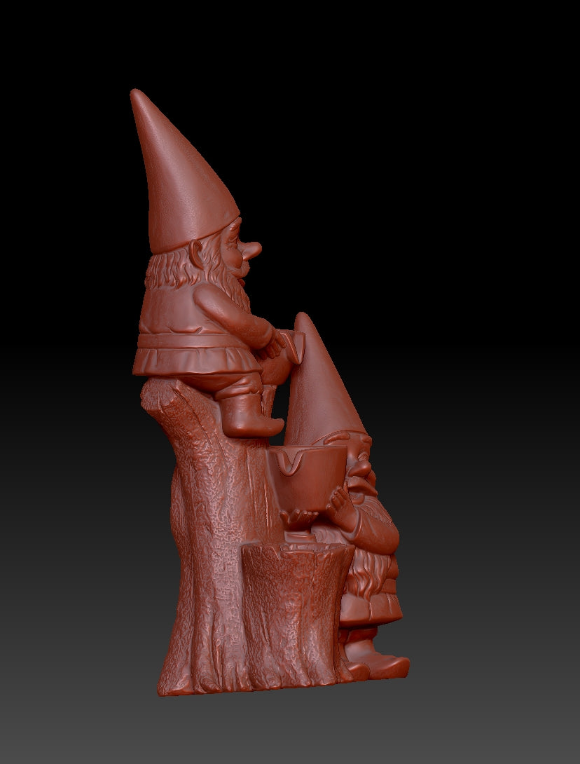 Garden stream fairy landscaping