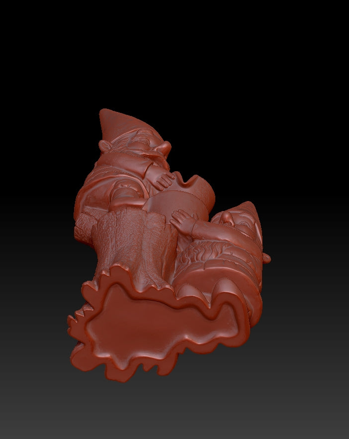 Garden stream fairy landscaping