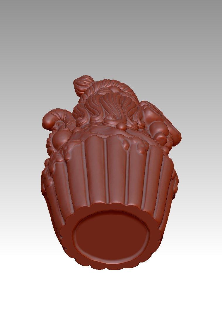 Snowman cake 3D file