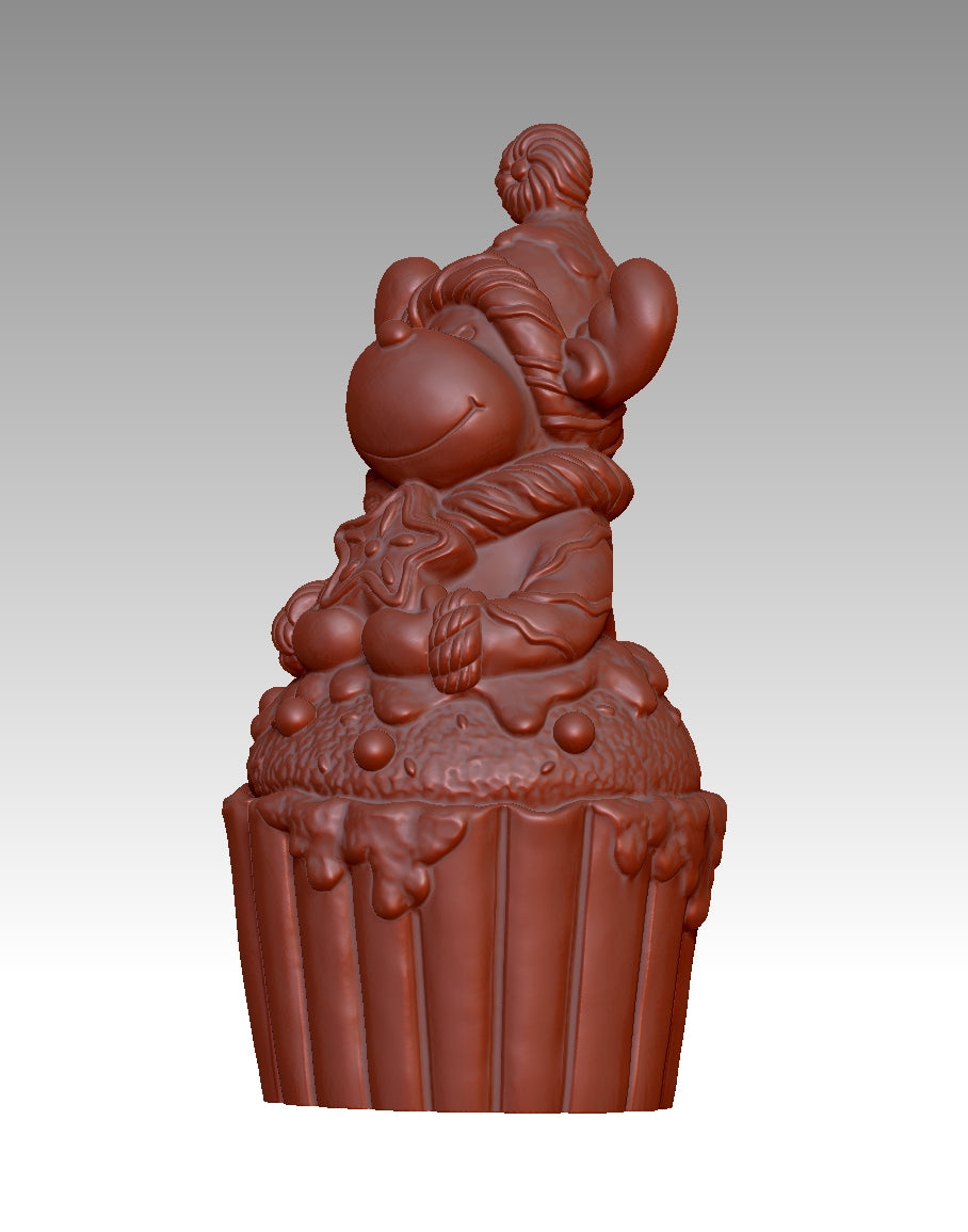 Snowman cake 3D file