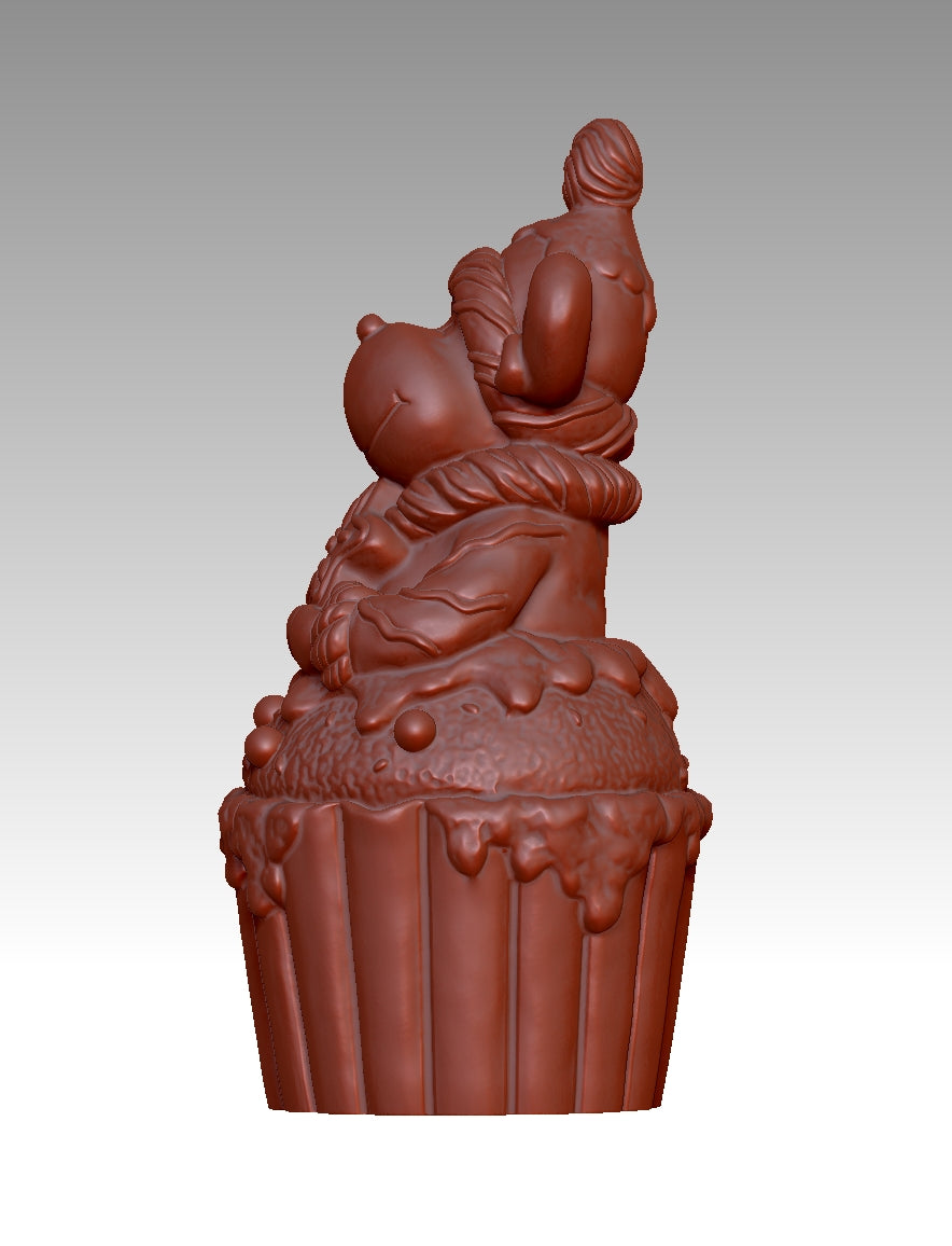 Snowman cake 3D file