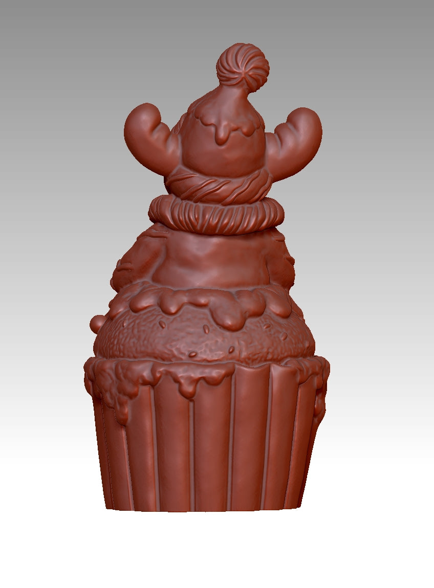 Snowman cake 3D file