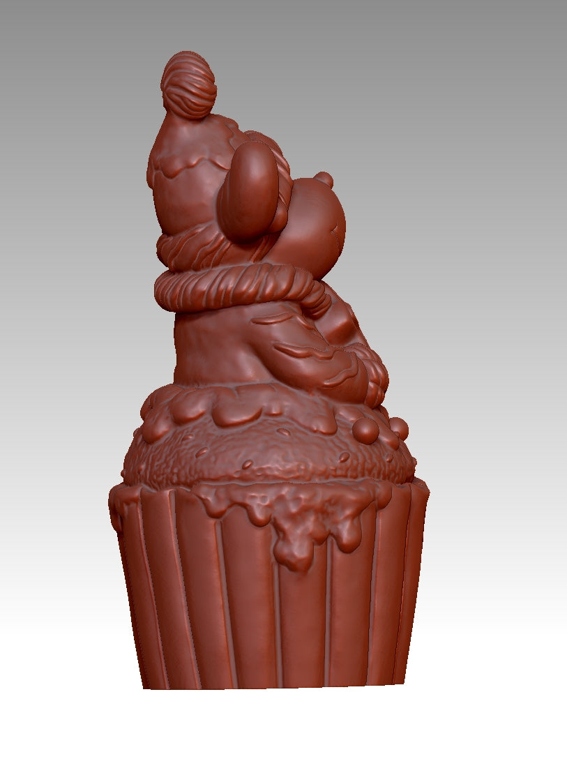 Snowman cake 3D file