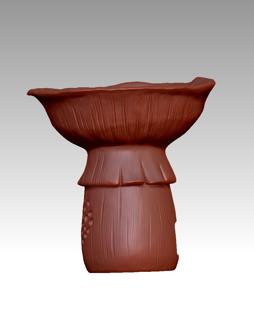 Mushroom + lotus leaf shaped model