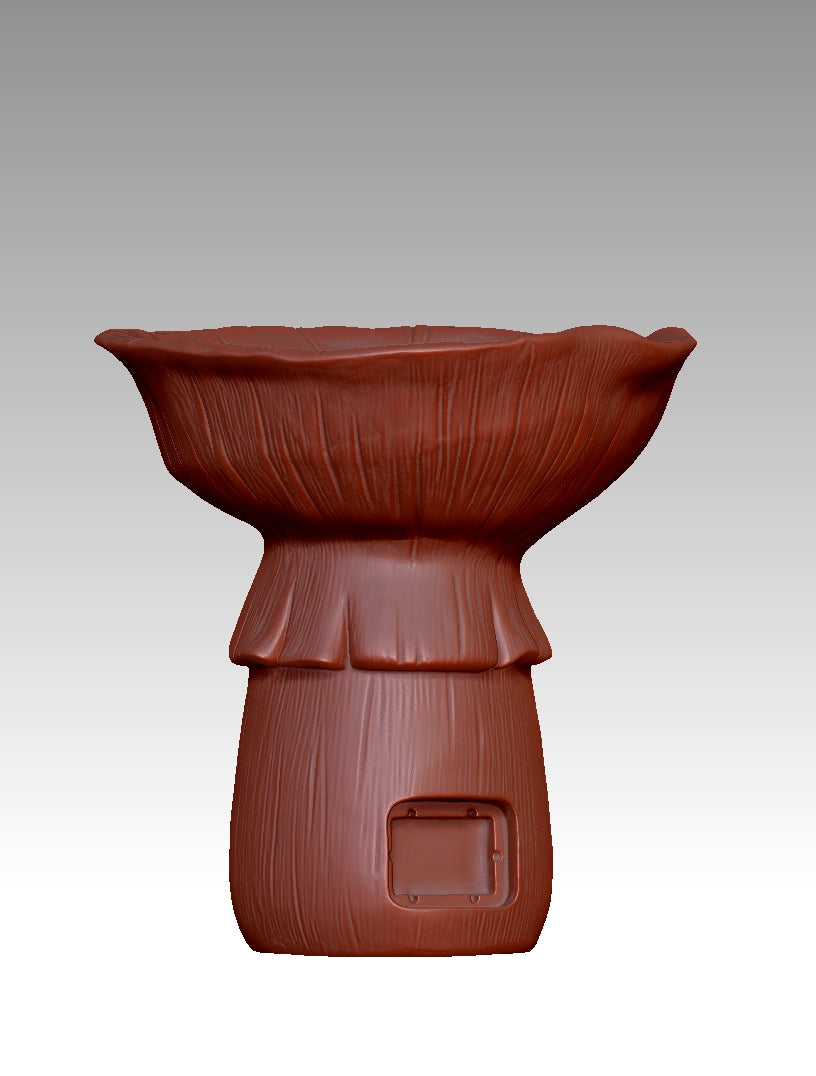 Mushroom + lotus leaf shaped model