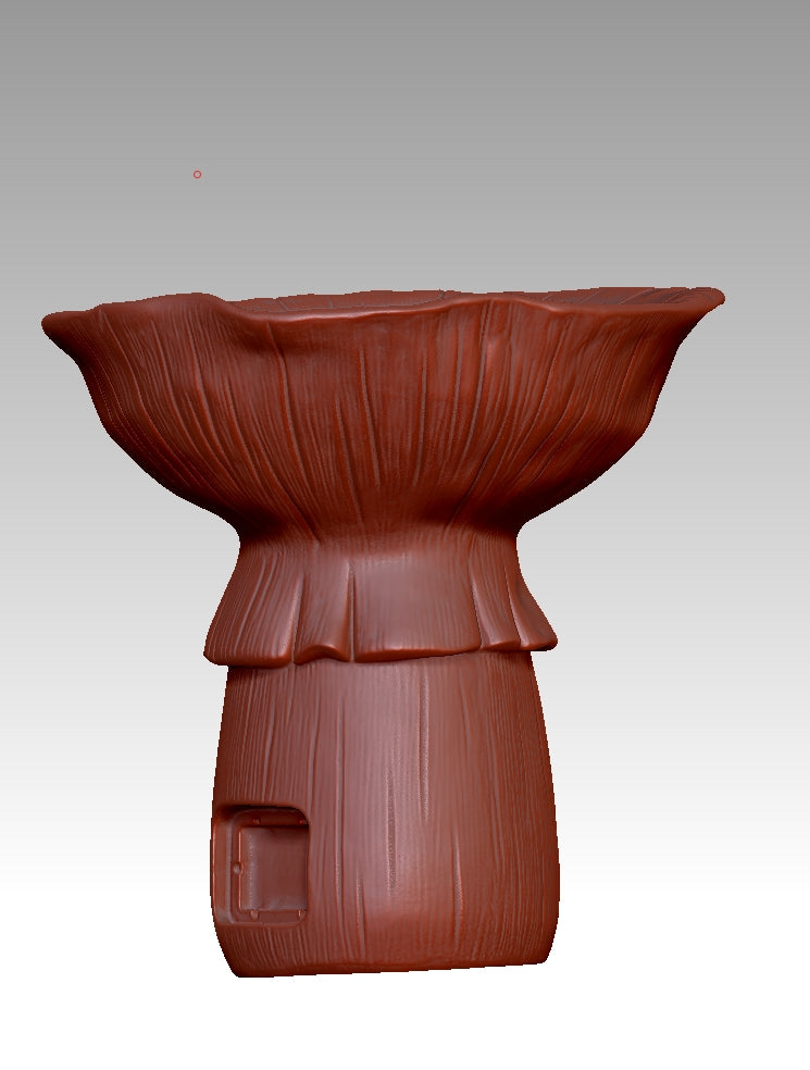 Mushroom + lotus leaf shaped model