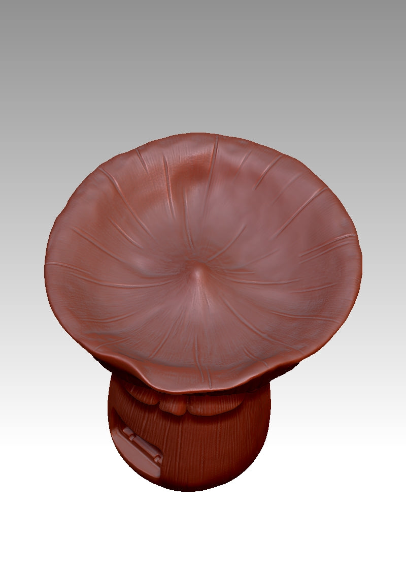 Mushroom + lotus leaf shaped model