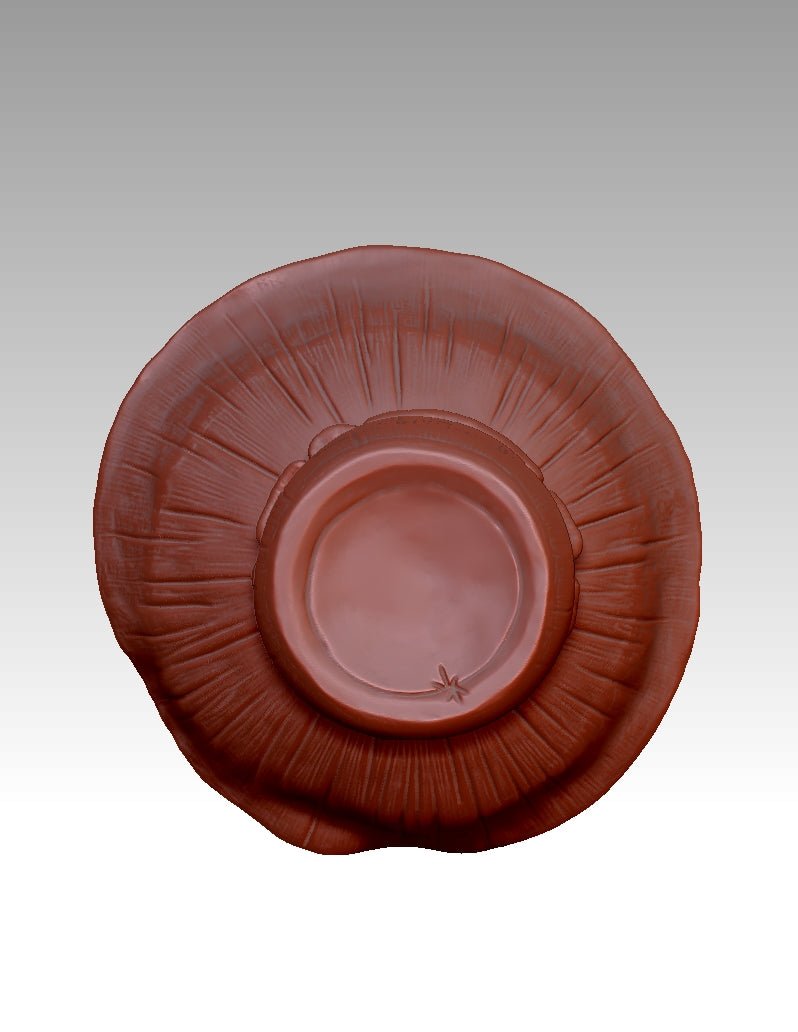 Mushroom + lotus leaf shaped model