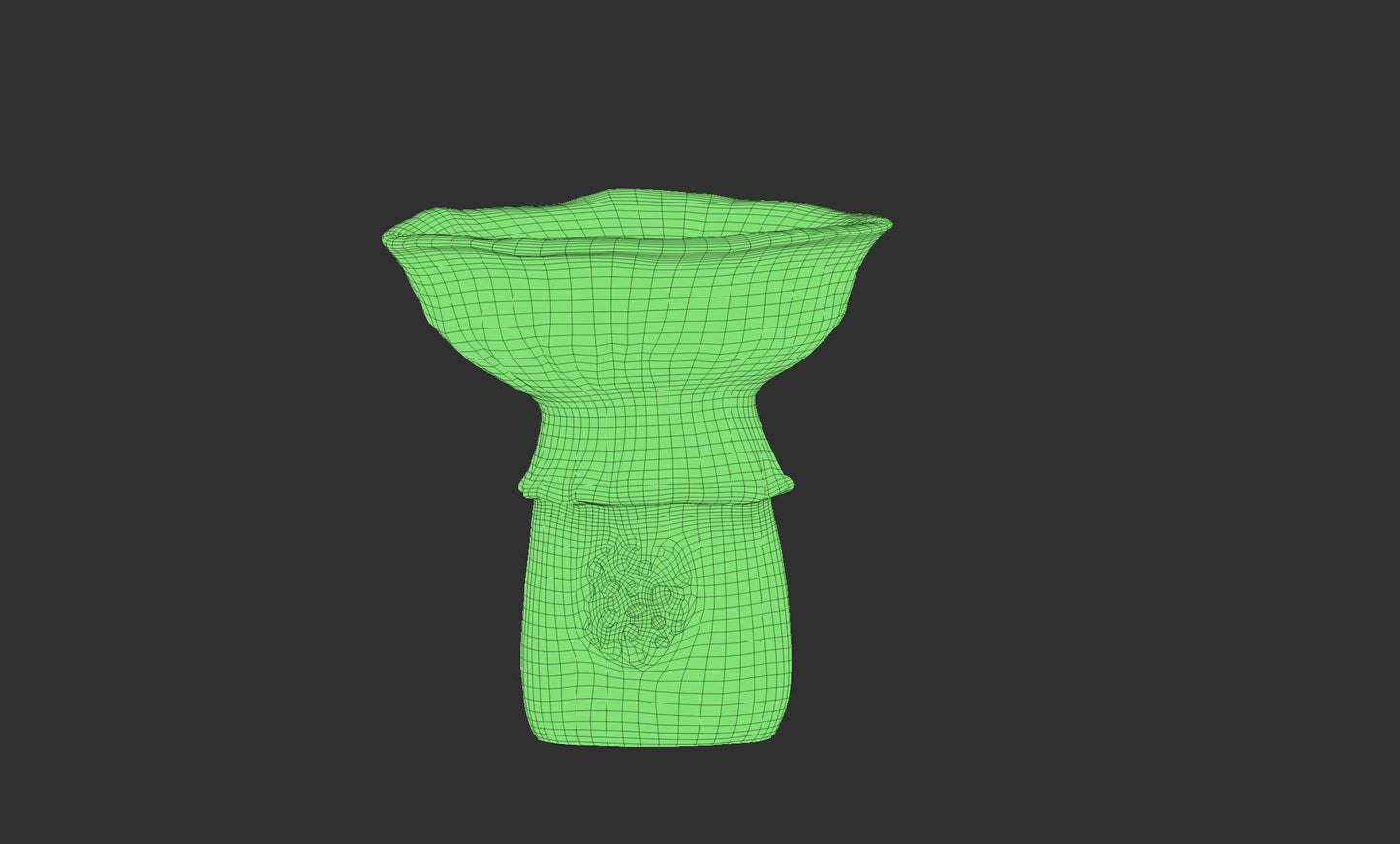 Mushroom + lotus leaf shaped model