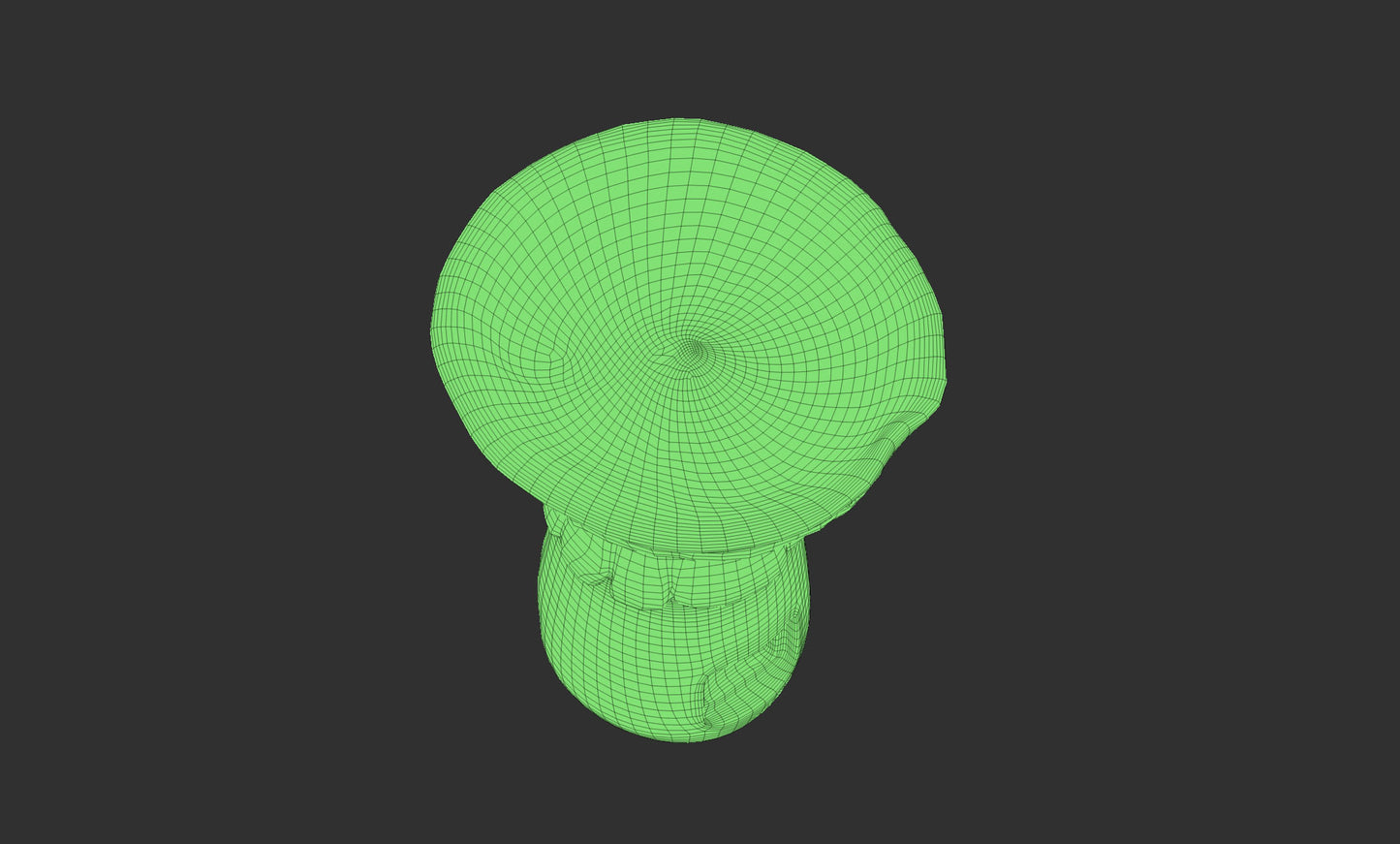 Mushroom + lotus leaf shaped model