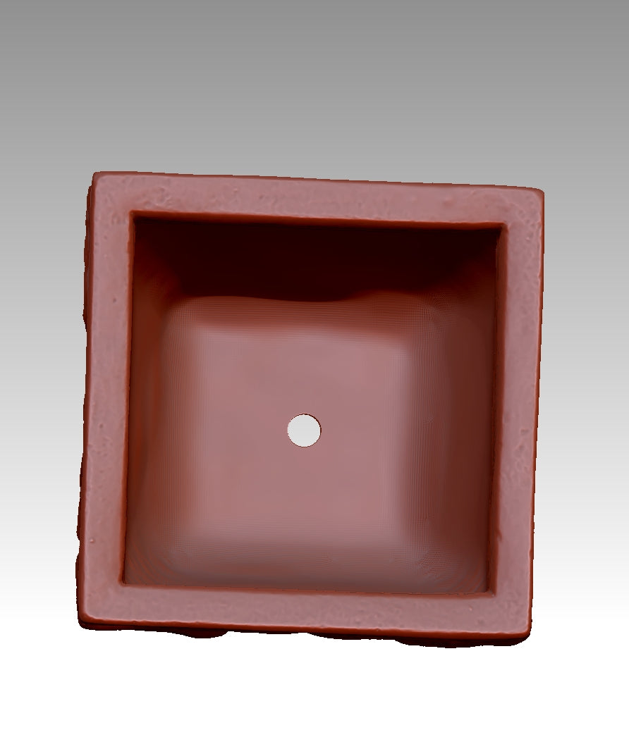 Stone-pattern flowerpot