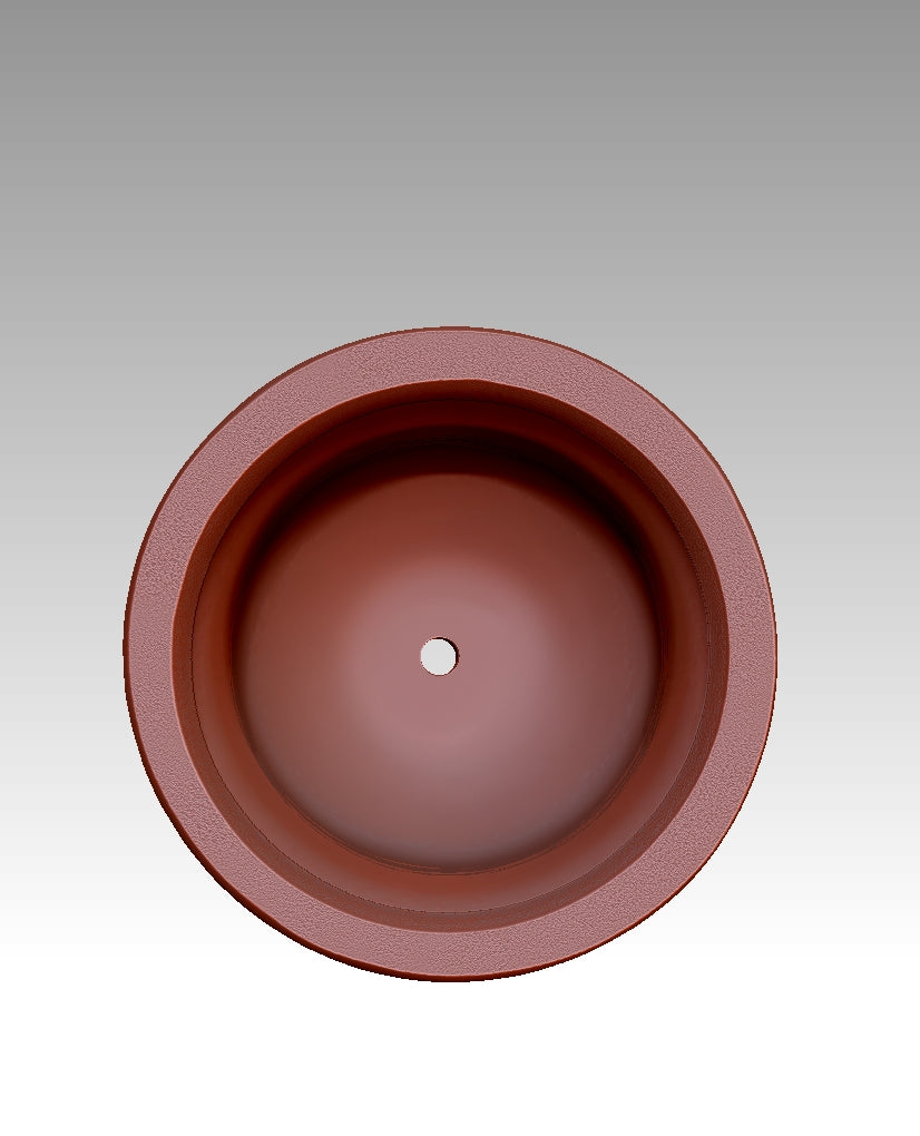 Vintage distressed flower pot