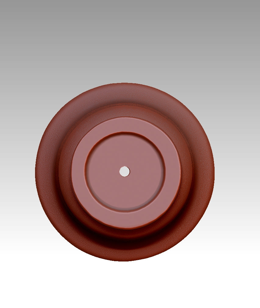 Vintage distressed flower pot