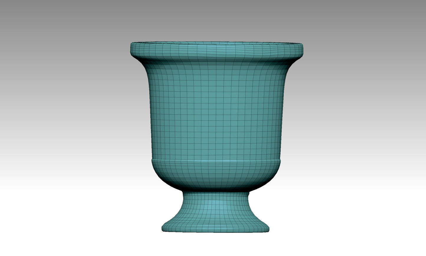 Vintage distressed flower pot