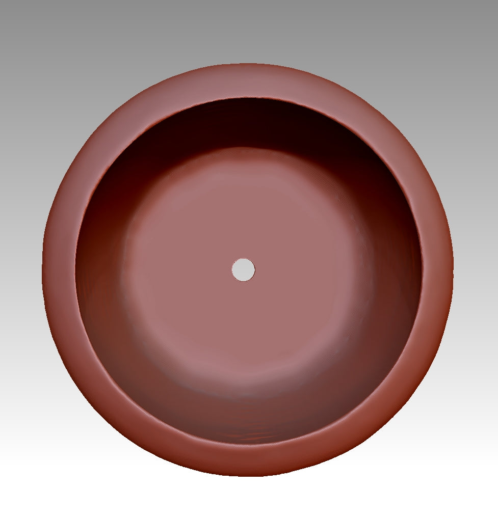 Retro-style flower pot