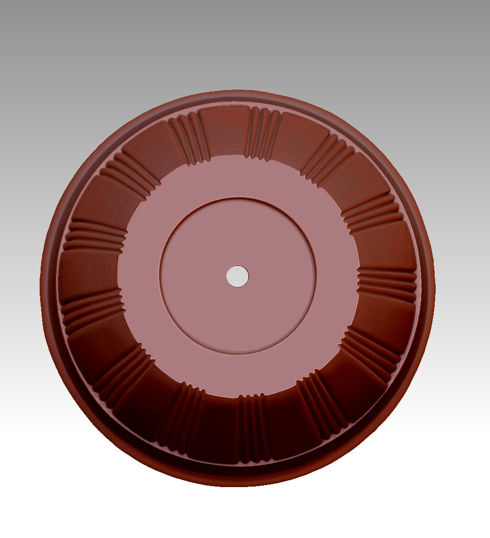 Retro-style flower pot