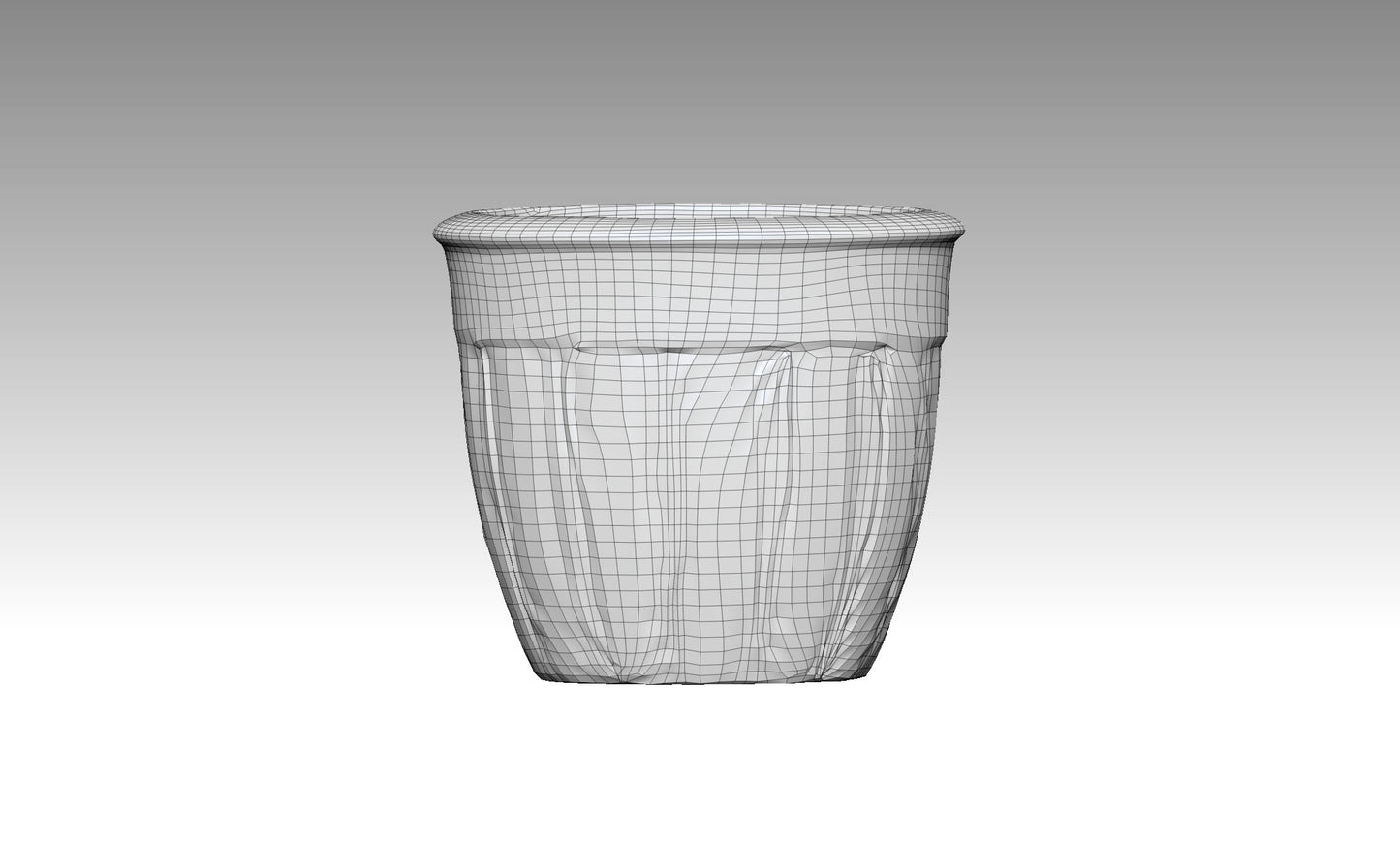 Retro-style flower pot