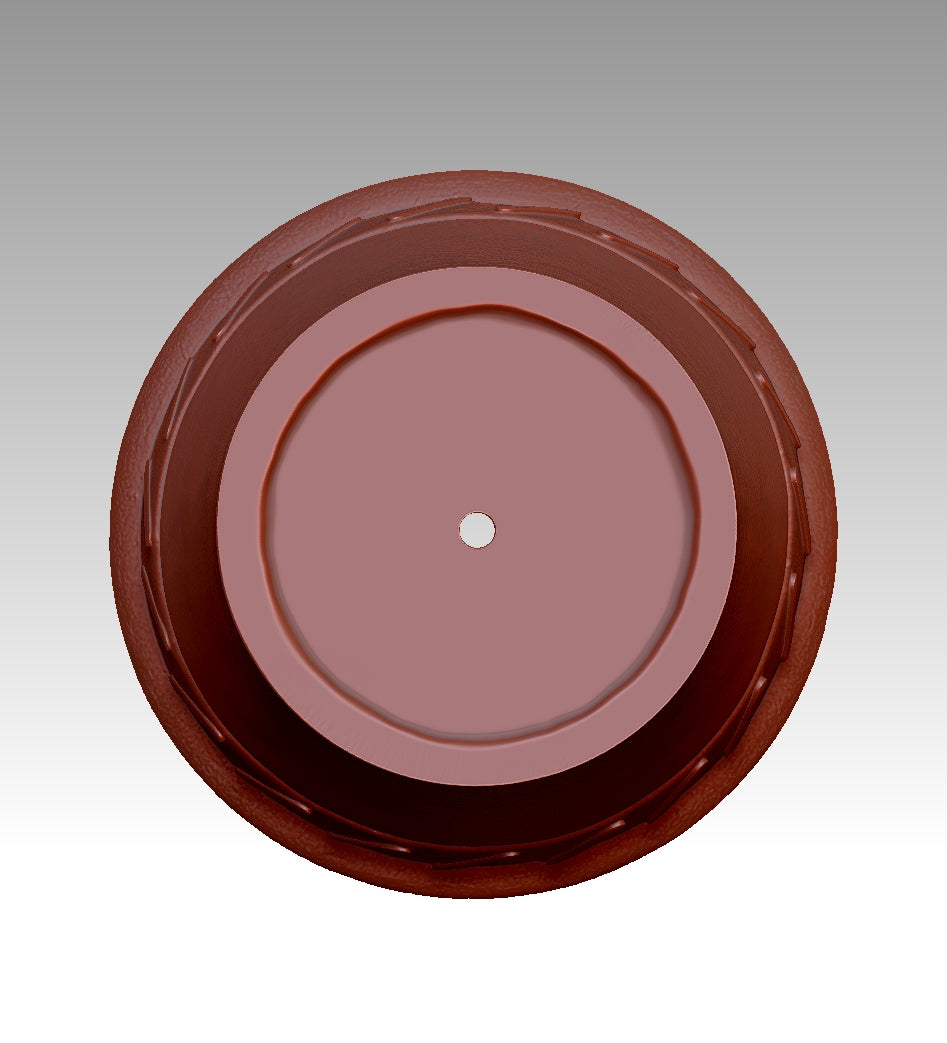 Retro-style flowerpot