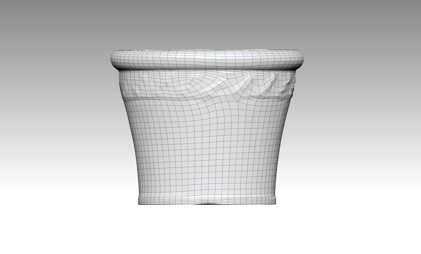 Retro-style flowerpot