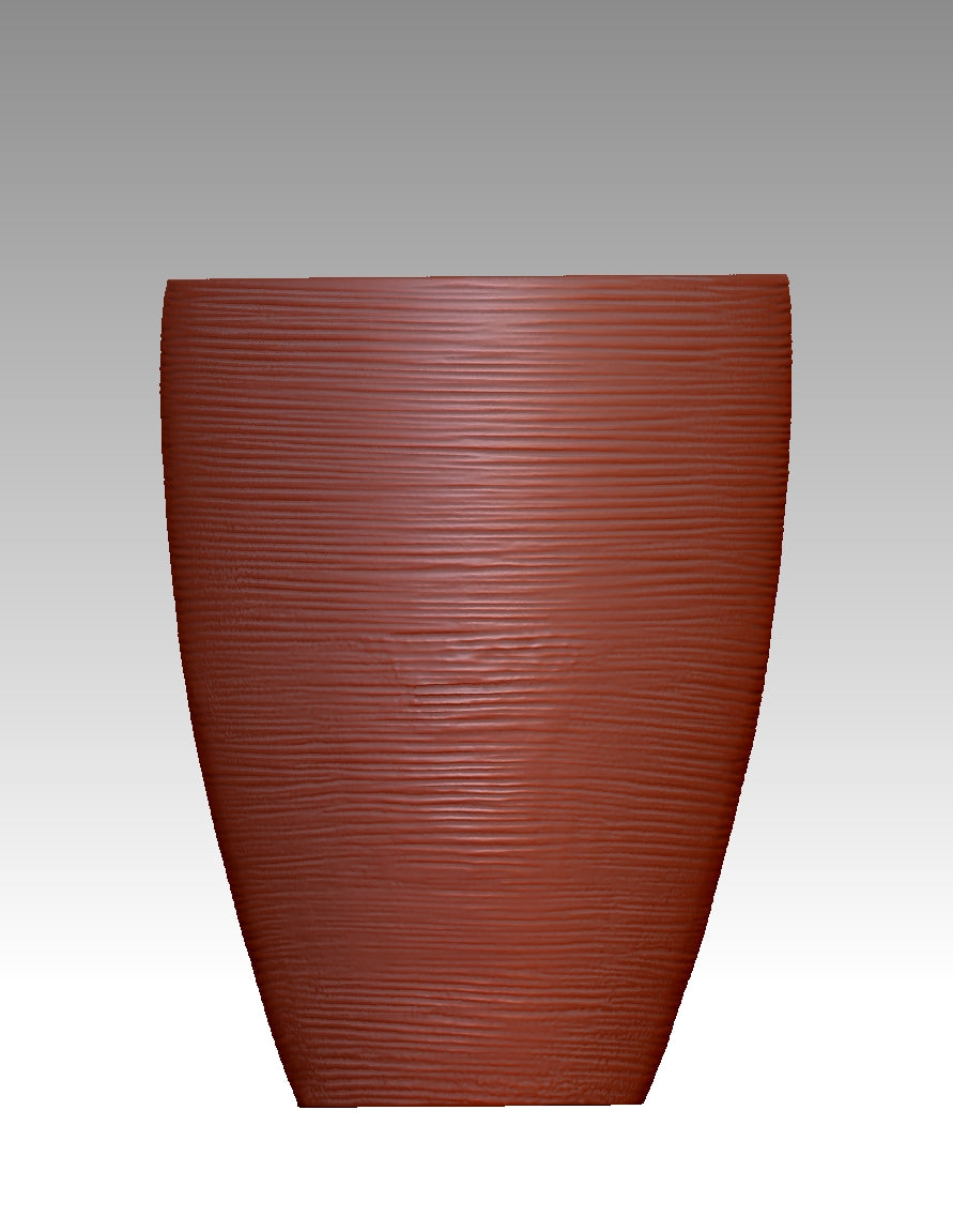 Retro-style flowerpot
