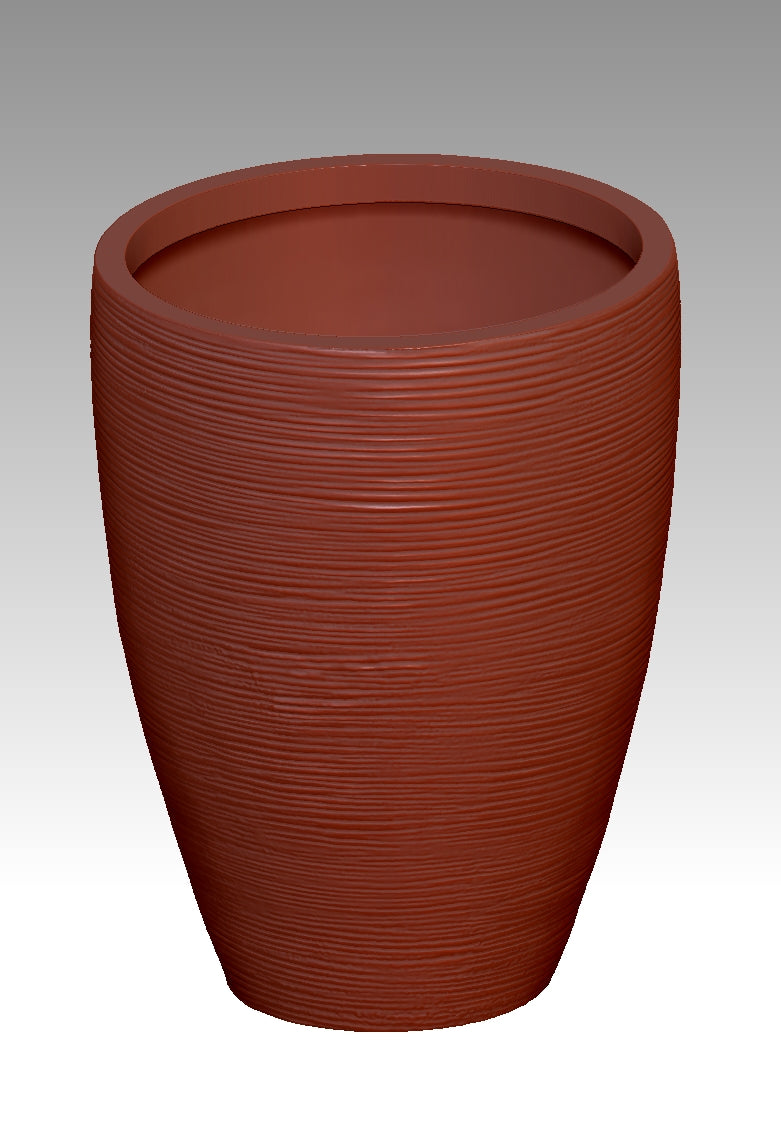 Retro-style flowerpot