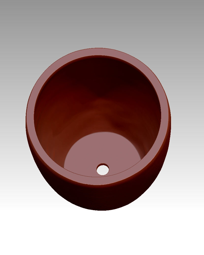 Retro-style flowerpot