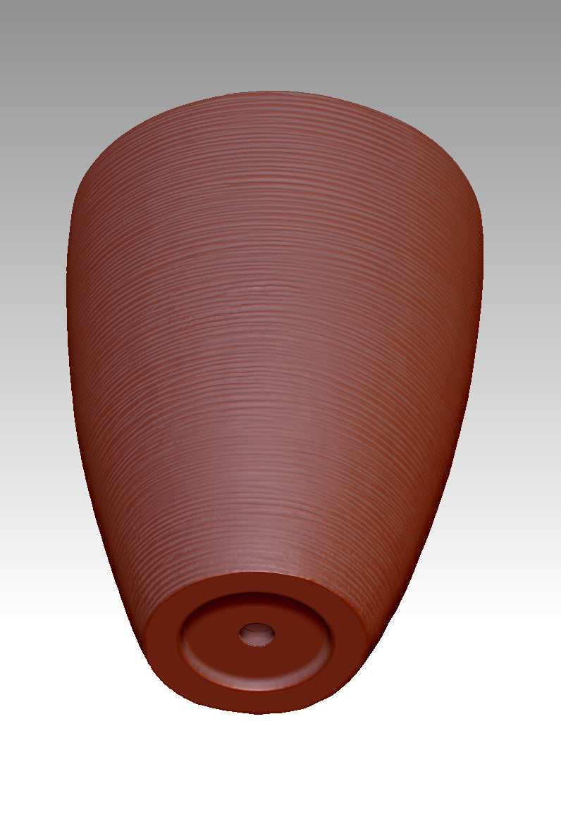 Retro-style flowerpot