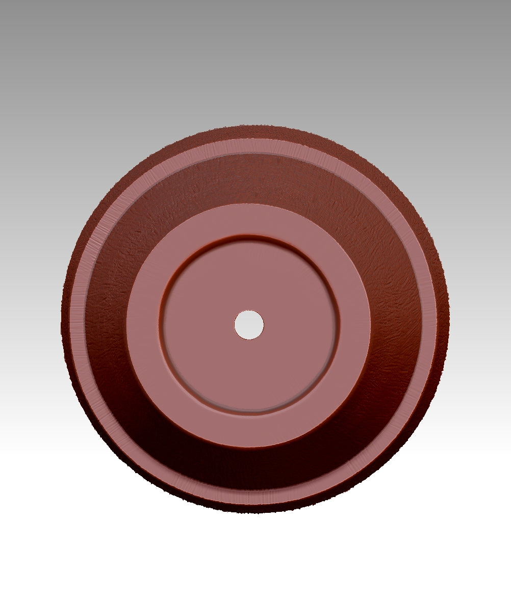 Retro concrete flower pot