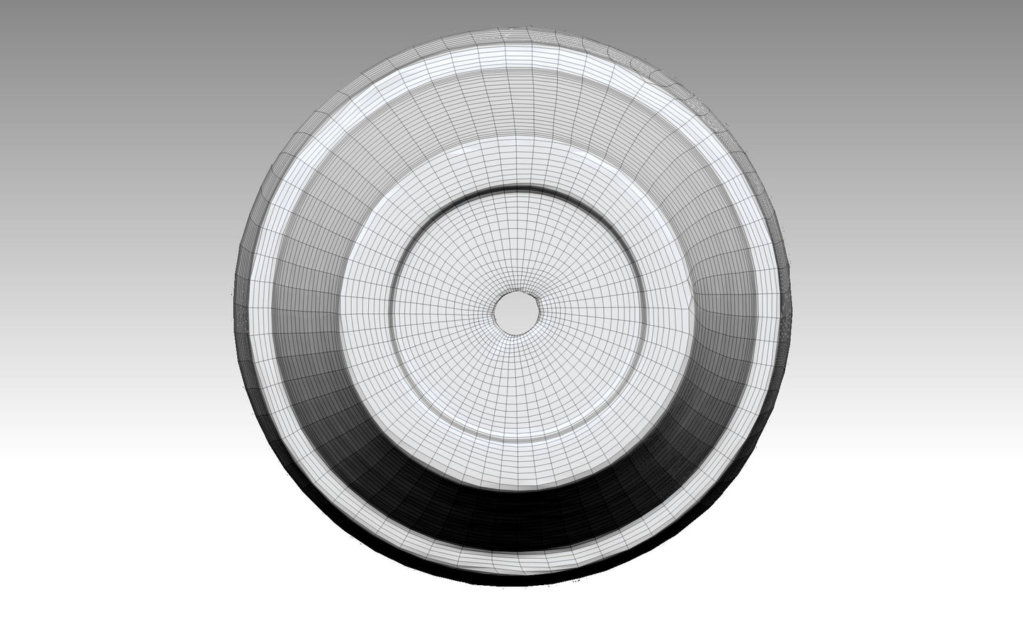 Retro concrete flower pot